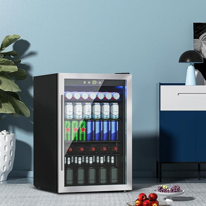 4.5 Cu.Ft Mini Fridge for 145 Cans, Beverage Refrigerator - Image 6