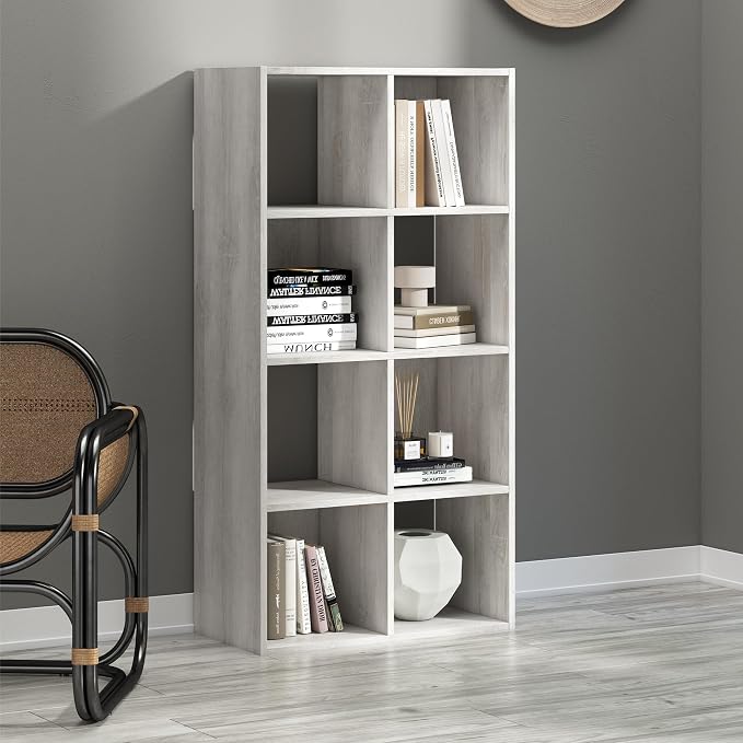 Signature Design by Ashley Paxberry Coastal 8 Cube Storage Organizer or Bookcase - Image 2