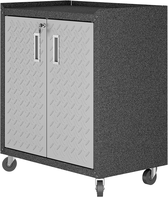 Manhattan Comfort Fortress Collection Modern Designed Mobile Storage Garage - Image 4