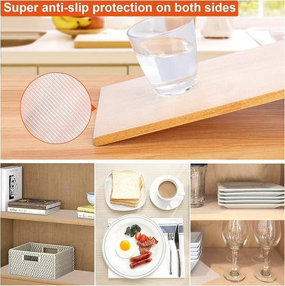 Anoak Shelf Liner Cabinet Liner, Non Adhesive Drawer Liner, Washable 20 Inch x - Image 3