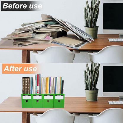 Limitliho 2 Pack Green Magazine Storage Boxes - Image 6