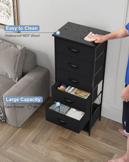 Tall 6-Drawer Fabric Dresser Tower - Image 8