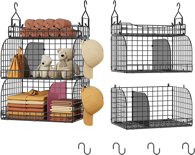 SWTYMIKI Hanging Closet Organizer Storage by SwtyMiki-TidyHomeSweetLife