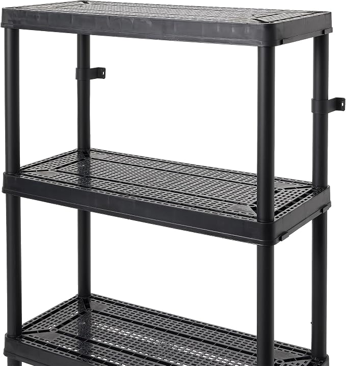 Gracious Living 4 Shelf Fixed Height Ventilated Medium Duty Storage Unit 14 x - Image 9