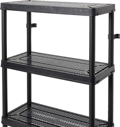 Gracious Living 4 Shelf Fixed Height Ventilated Medium Duty Storage Unit 14 x - Image 9