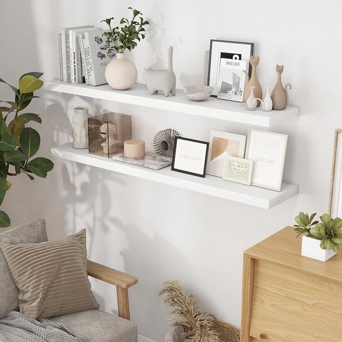 Fun Memories White 55Inch Floating Shelves - Image 6