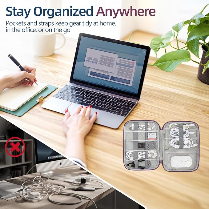 Cord Organizer Travel Case, Cable Organizer Bag - Image 6