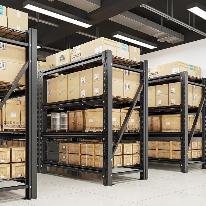 Romorgniz 51.6" W Garage Shelving 3000LBS Heavy Duty Storage Shelves Adjustable - Image 9