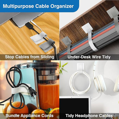 Cable Management Kit – 40 Self-Adhesive Hook and Loop Ties - Image 5