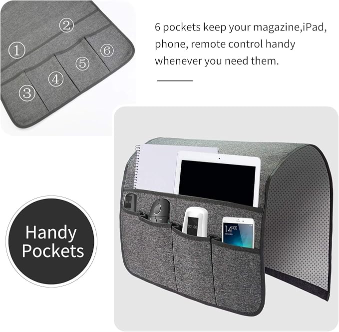 Sofa Armrest Organizer, Remote Control Holder - Image 4