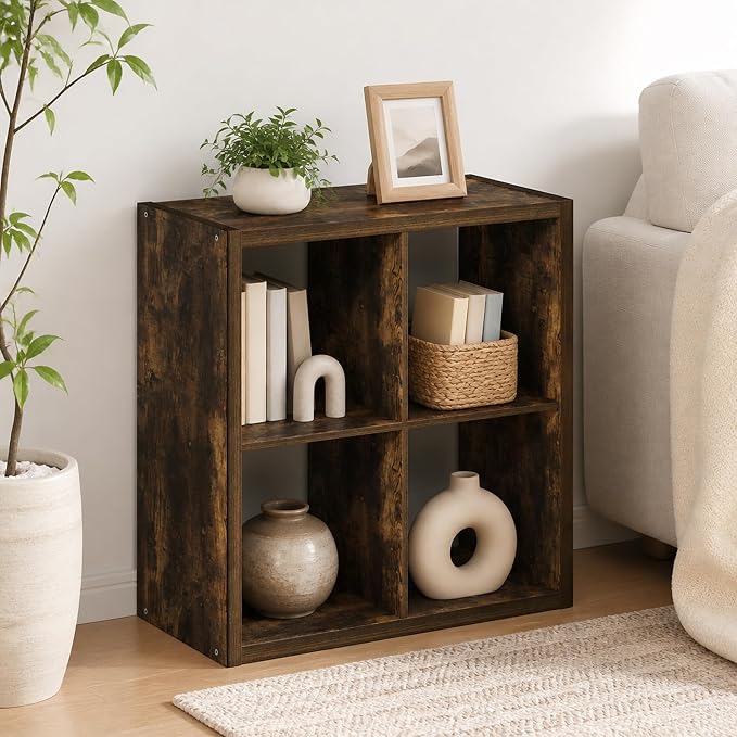 4-Cube Cubicle Bookshelf, Cube Bookcase by Furevol