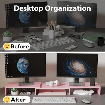 BONTEC Dual Monitor Stand Riser - Image 2