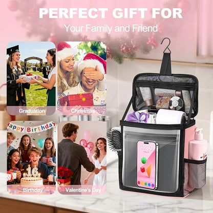 Portable Hanging Shower Caddy, Large Capacity Travel Toiletry Bag - Image 8