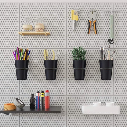 16 Set Pegboard Hooks with Pegboard Cups, Peg Board Cups with Ring - Image 7