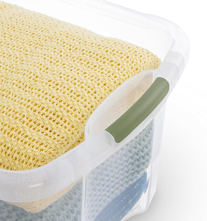 70 Quart Heavy-Duty Plastic Storage Bin - Image 9