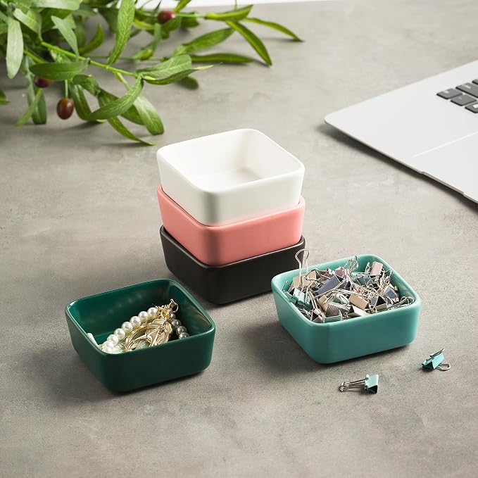 Ceramic Paper Clip Holder for Desk Cute Binder Holder Paperclip Holders for - Image 8