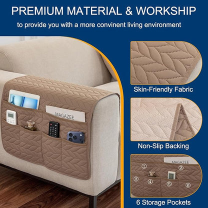 Remote Control Holder for Armchair, Couch Caddy Organizer TV Remote Holder for - Image 3