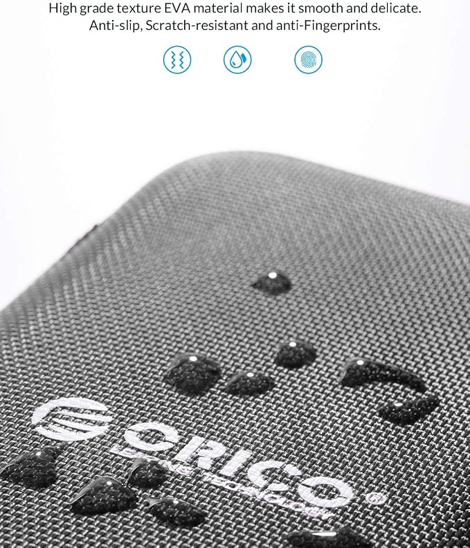 ORICO Hard Drive Case 2.5 inch External Drive Storage Carrying Bag Waterproof - Image 5