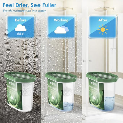 Moisture Absorbers 6 Pack, Fresh Fragrance Closet Dehumidifier - Image 2