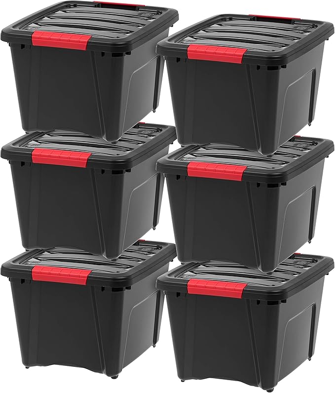 IRIS USA 19 QT Plastic Storage Box by IRISUSA