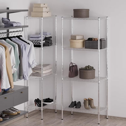 18" Deep x 30" Wide x 74" Height Wire Shelving Kit | 4-Tier | NSF Commercial - Image 6