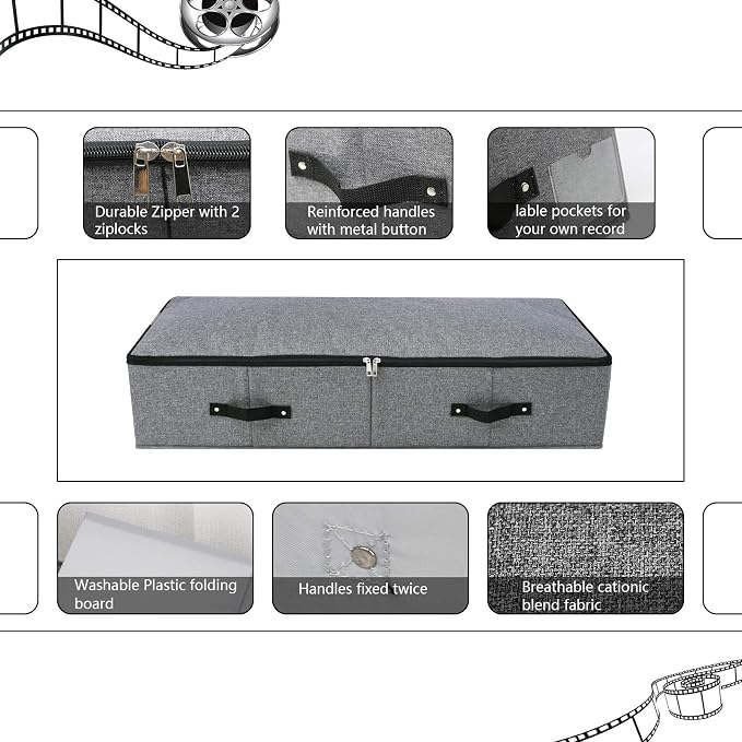 Omygarden Foldable Fabric Sturdy Under Bed Storage Box - Image 5