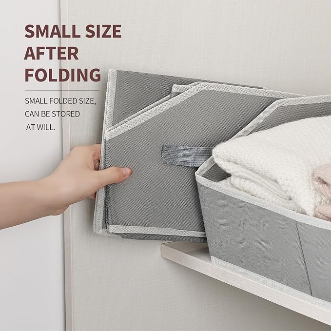 Trapezoid Storage Baskets for Shelves - Image 6