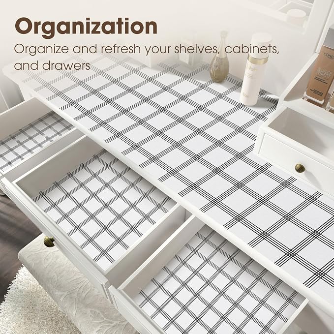 Drawer and Shelf Liner, Non-Slip Kitchen Cabinet Liners Non-Adhesive Thick - Image 7