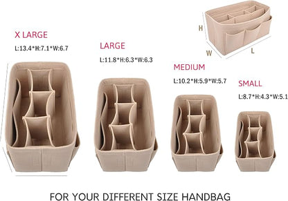 Vercord Felt Purse Organizer Handbag Insert Liner Shaper Bag in Bags - Image 4