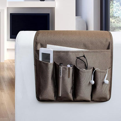 MDSTOP 5 Pockets Remote Control Holder, Magazine Rack, Space Saver Organizer by MDSTOP