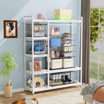 C&AHOME Wire Cube Storage Unit, Interlocking Metal Wire - Image 5