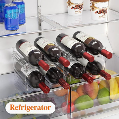Lifewit Plastic Stackable Wine Rack - Image 5