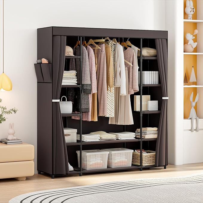 SORCEDAS Portable Closet Wardrobe Organizer Storage - Image 2