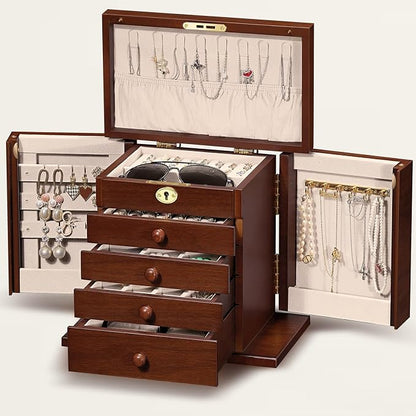 wooden Jewelry Box and Organizer by Artisticboxjewelrybox