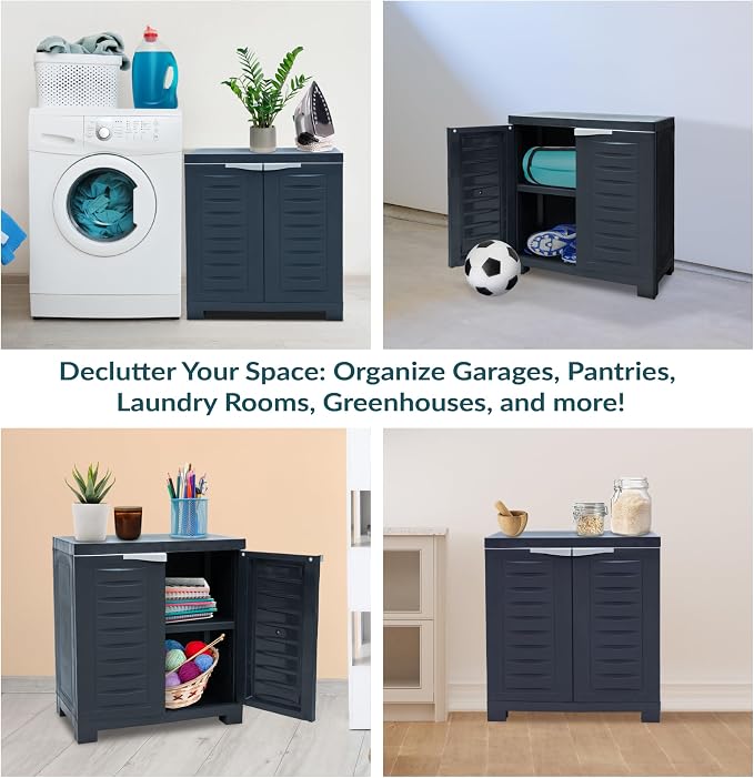 Sunnydaze 25.5" Garage Storage Cabinet - Image 5