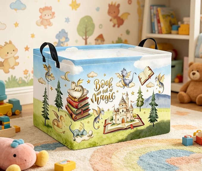 Rectangular Baby Kids Storage Basket - Image 4
