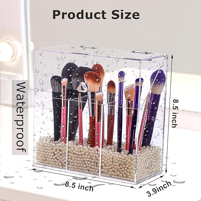 Acrylic Makeup Brush Holder - Image 5
