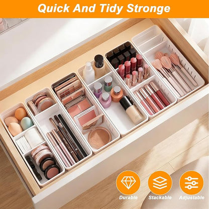 6 PCS Desk Drawer Organizer, Bathroom Drawer Organizer Trays - Image 4