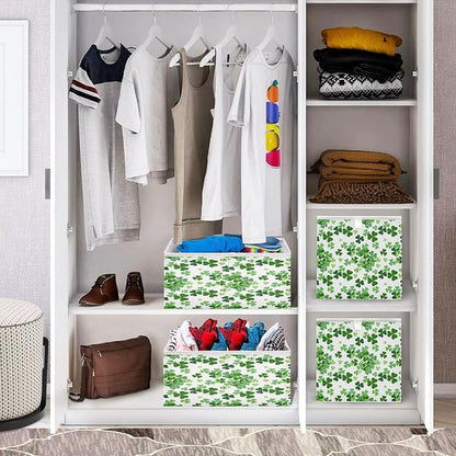 Lucky Clover Shamrocks Closet Organizers Storage Cubes Storage Bins Shelf - Image 7