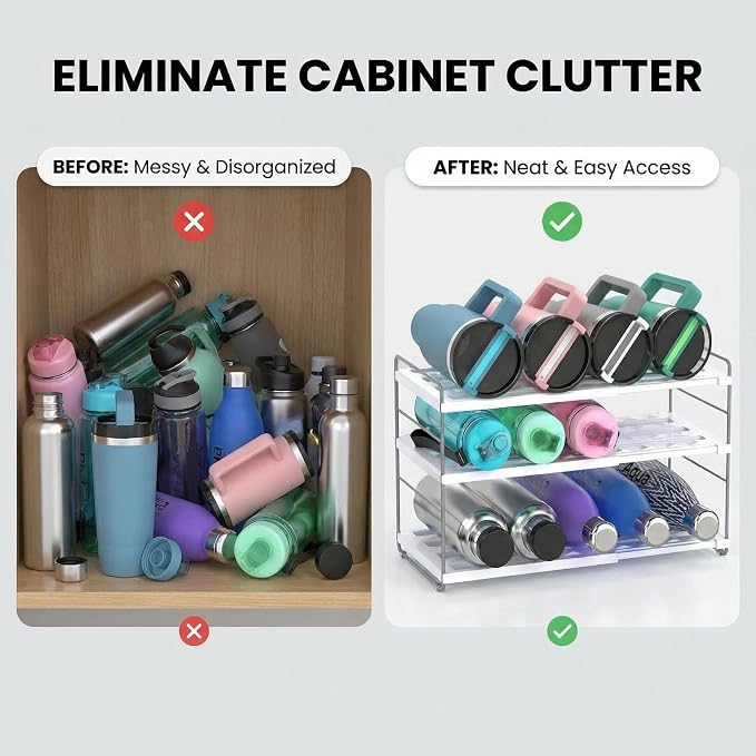 YAN & HIN Expandable Water Bottle Organizer - Image 5