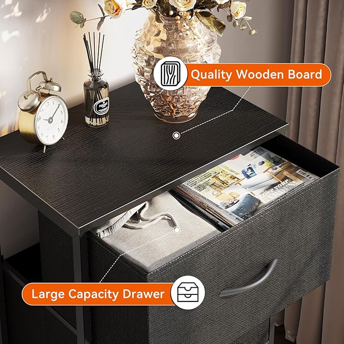 AODK Small Dresser for Bedroom Nightstand - Image 4