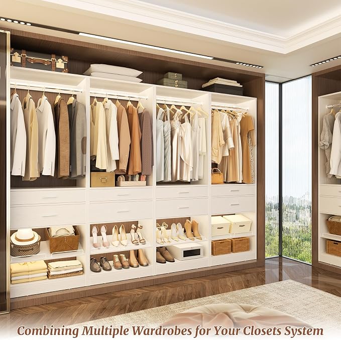 Unikito 25” W x 80'' H Closet Organizer Storage - Image 4