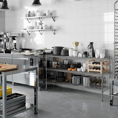 18" Deep x 60" Wide x 34" Height Wire Shelving Kit | 3-Tier | NSF Commercial - Image 8