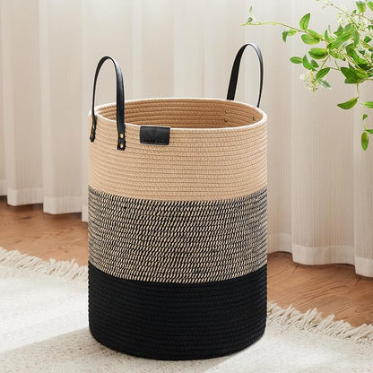 VIPOSCO Tall Laundry Basket, Large Dirty Clothes Hamper by VIPOSCO