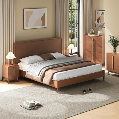 Night Stand Set 2, Mid Century Modern Bedside Table - Image 9