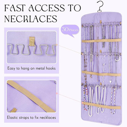 2 Pack Hanging Jewelry Organizer Storage - Image 4