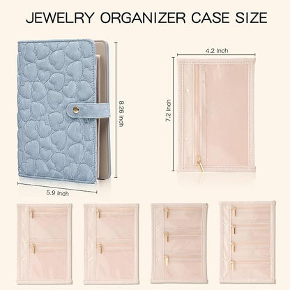Travel Jewelry Organizer Case, Jewelry Storage Roll Bag - Image 4