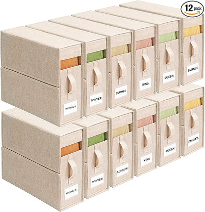 12Pack Sheet Organizers and Storage by ZenStorage