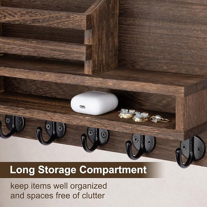 Key and Mail Holder Wall Mount, Key Hanger - Image 4