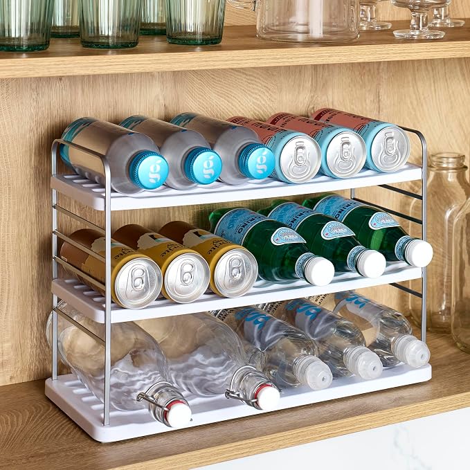 YouCopia UpSpace 12 Water Bottle Organizer, Adjustable Tumbler Cabinet Rack - Image 9